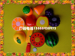 幼儿园 益智玩具 智力 婴幼儿玩具 塑料积木切切看仿真玩具