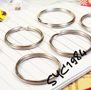 钥匙圈 不锈钢钥匙扣供应 中号钥匙圈 钥匙链 创意小环 钢丝配件