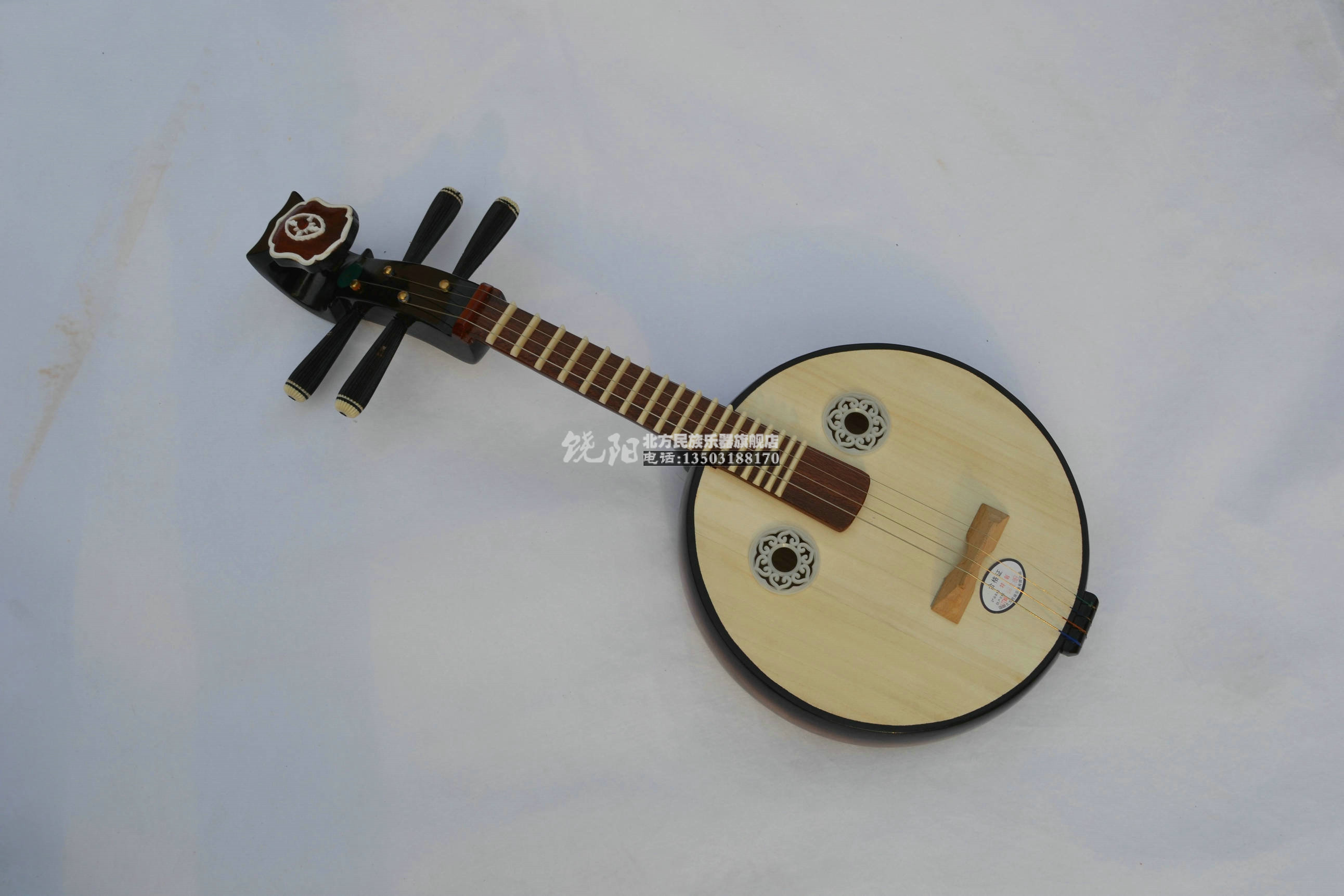 河北饶阳北方民族乐器厂直销店 特制小阮 送盒 拨片促销款式包邮