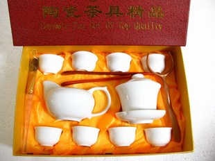 整套功夫茶具 茶具13件套实惠好用 陶瓷套装 陶瓷茶具 特价