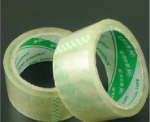 薄膜厚度52um透明封箱带 长30码 晶华高级透明封箱胶带 宽48mM