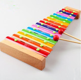 Trẻ em chuyên nghiệp nhạc cụ gõ 15 âm thanh tay gõ xylophone chơi nhạc piano giáo dục sớm giáo dục bằng gỗ đồ chơi đích thực