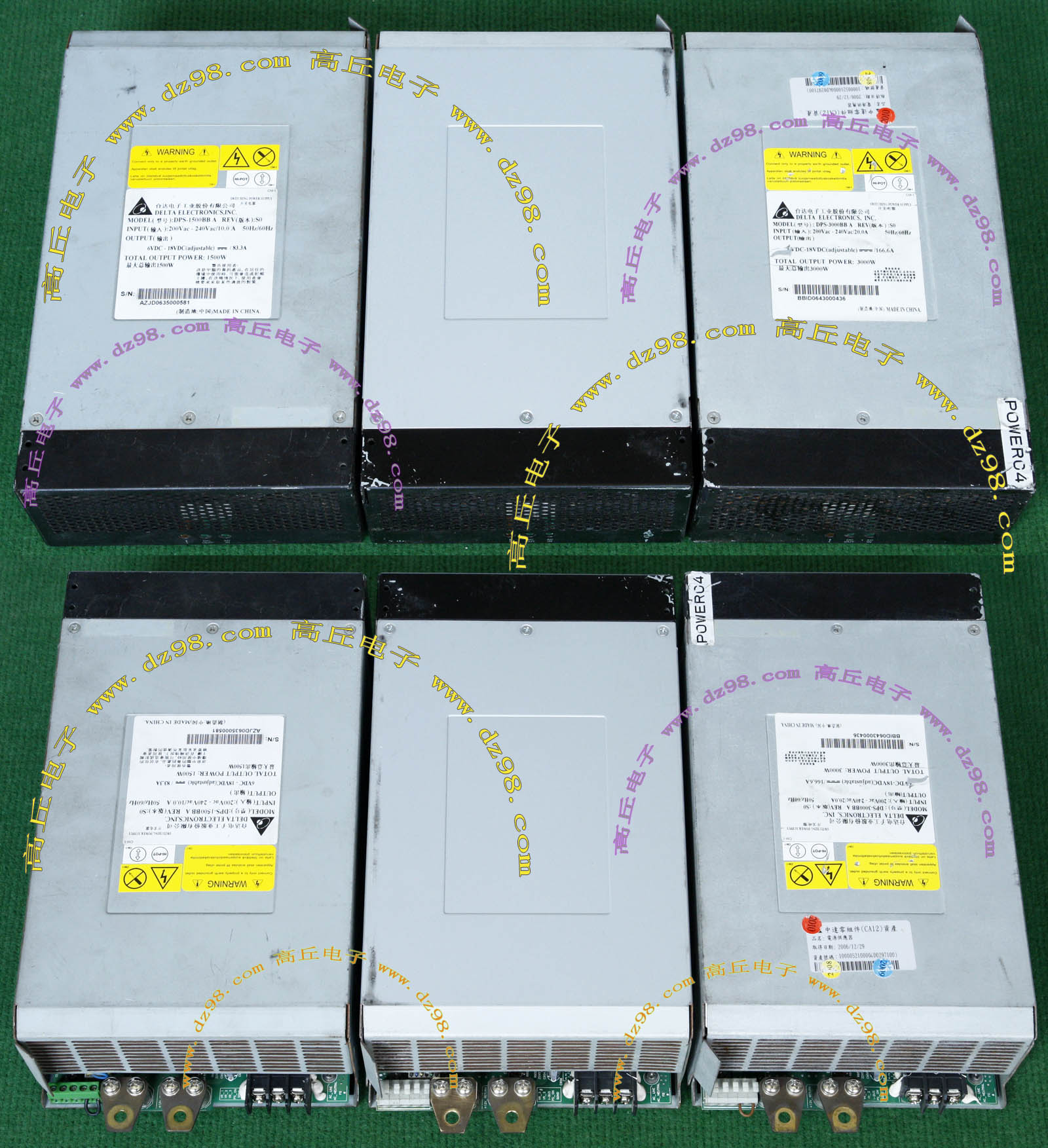 DELTA 台达 DPS-1500 8V-18V 可调 电流100A-83A 12V 开关电源