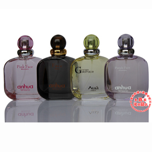 anhua 贝珠面子香水 男女士淡香粉色金色面子香水50ml正品 安华