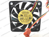 12V 风扇 R126010DU 散热 3线 0.25A 6CM 6010 EVERFLOW 台湾