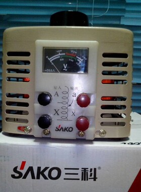 三科调压器2000W全铜单相220V TDGC2-2000va 0-300v250V