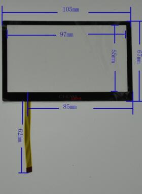 chuwi 驰为P7触摸原装 播放器触摸MP4M95 4.3寸外屏 手写灰黑二色