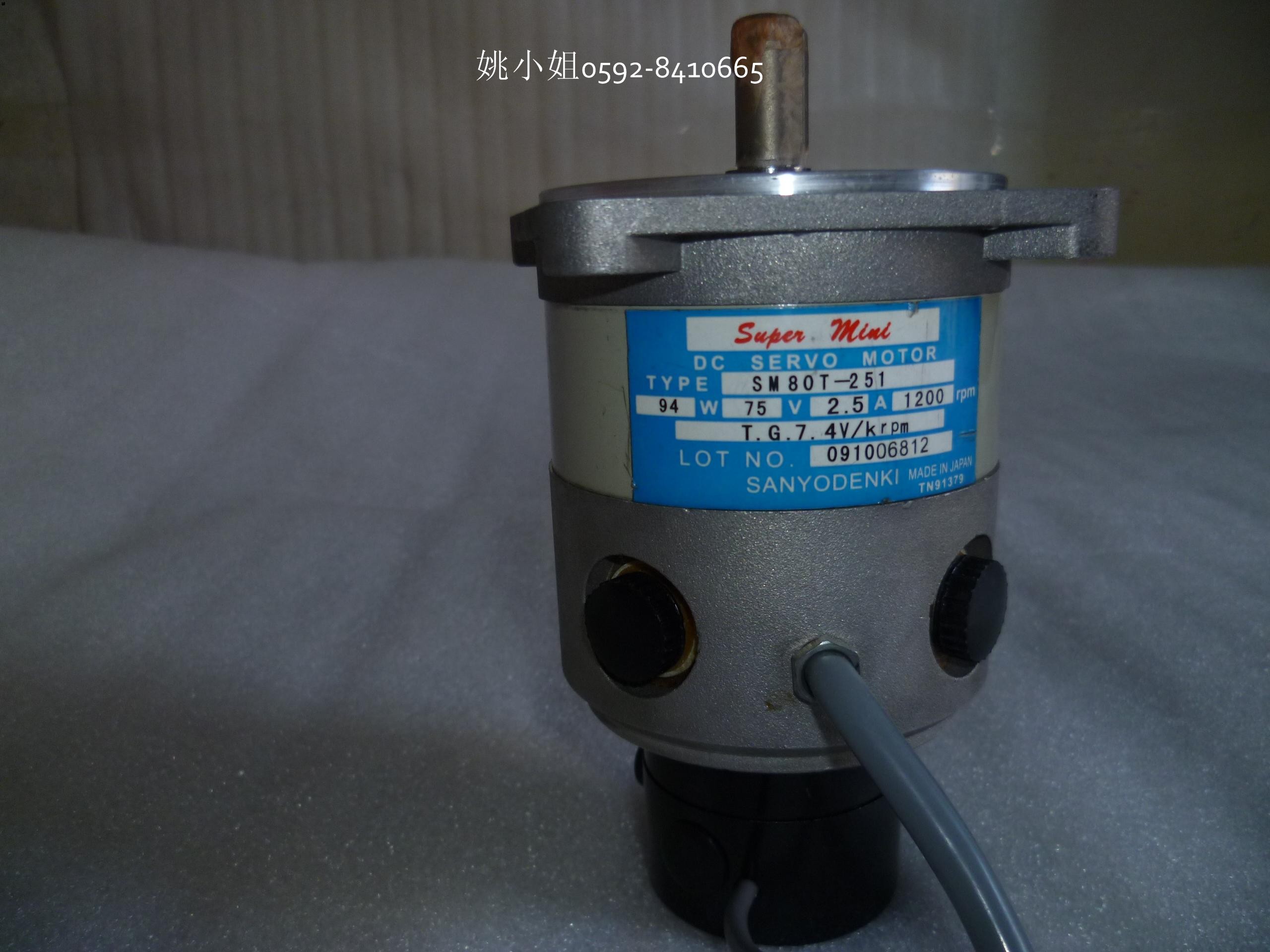 SM80T-251 电机SM80T-251马达 三洋马达SM80T-251，SANYODENKI