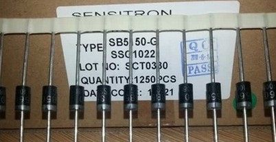 肖特基二极管 5A 150V SB5150 MBR5150 直插 可直拍