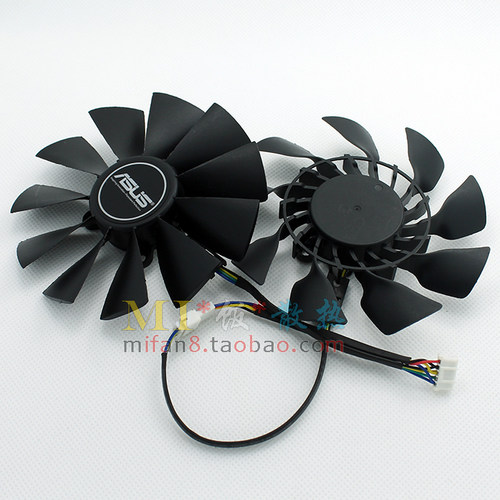 包邮原装华硕圣骑士GTX780 GTX780TI R9 280X 显卡风扇 T129215SU