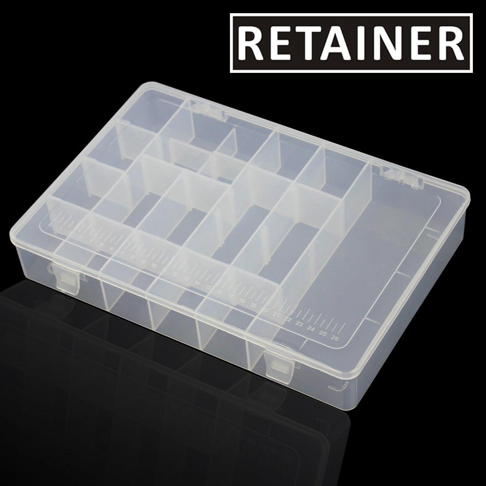 retainer大号多格子可拆分零件盒电子配件元件盒渔具分类盒乐高盒
