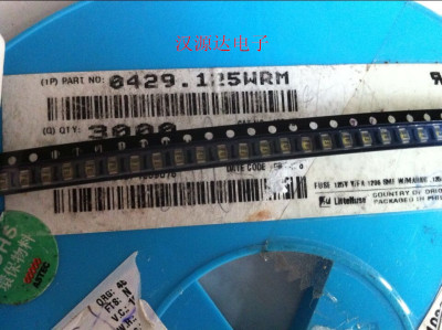 0429.125WRM 1206 24V 0.125A 125MA 力特厂贴片一次性延时保险管