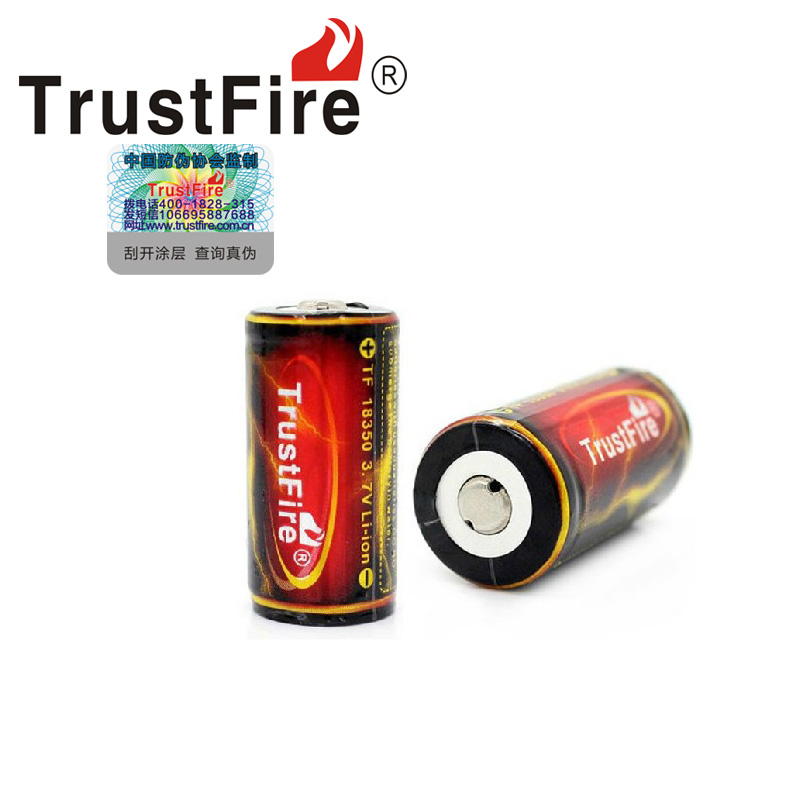 Trustfire18350充电1200毫安3.7V云台稳定器电动工具电动力电池