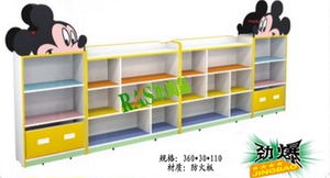 儿童防火板柜子鞋柜拆装玩具柜收纳柜幼儿园卡通组合柜鞋柜书包柜