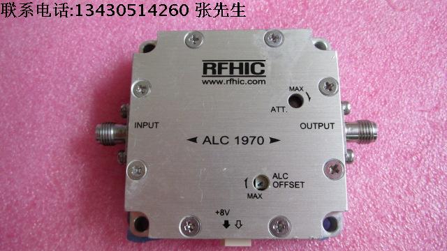 产品是没用过的，表面有点划痕  特价处理了 RFHIC进口 ALC-1970 500-2300MHz SMA ALC 放大器 可调衰减器 工作电压 ：+8V电压/ 手调衰减22dB