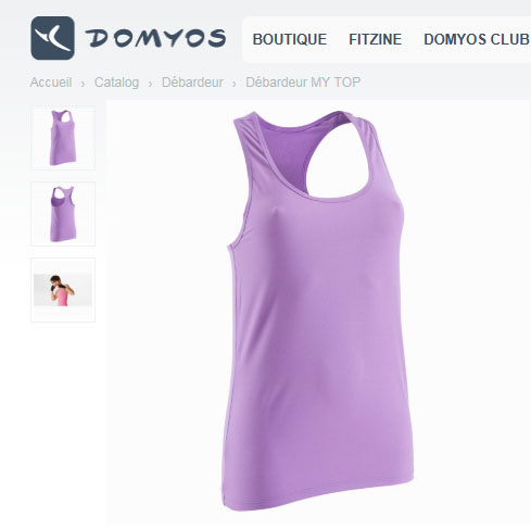 Débardeur sport pour femme - Ref 2029562 Image 1