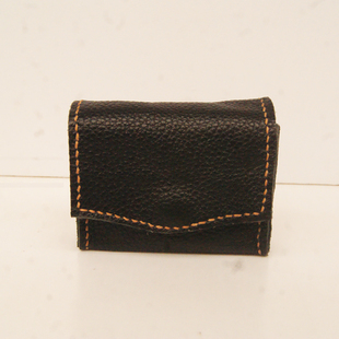 手工牛皮卡包 定做小腰包 卡片包 零钱包 手工皮具 头层牛皮制作