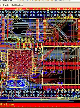 micro2440核心板pcb s3c2440开发板pcb ARM9开发板PCB 六层pcb