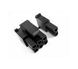 显卡8P6 2P组合式 2卡扣式 胶壳黑色特价 公头 5557 热销魔术促销