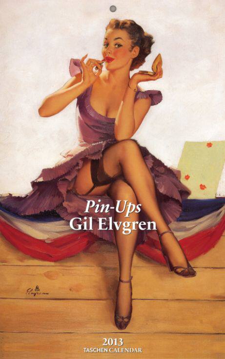 设计素材 2013招贴画女郎月历画 Pin-Ups Gil Elvgren 56P JPG