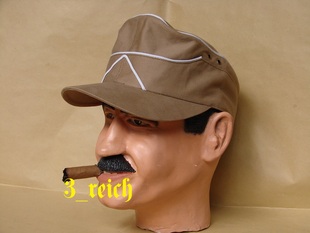 热带非洲军军官野战帽 卡其黄德军山地帽