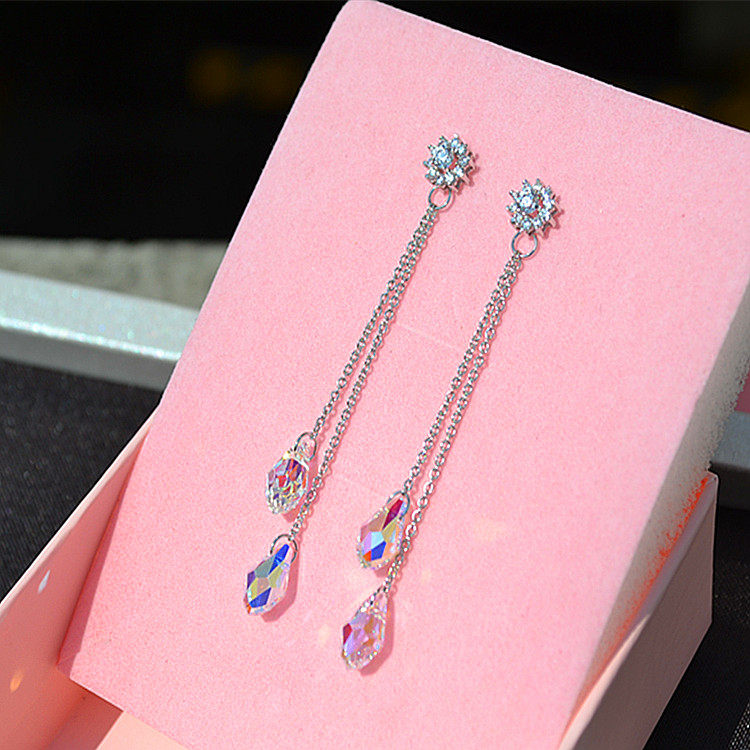 手工子徐纯银韩版女耳钉