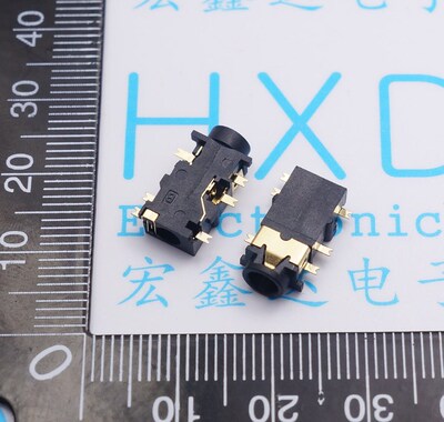 3.5 PJ-342 沉板 耳机插座 3.5mm插座 沉板式 PJ311 6脚