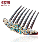 Ya na Korea hair jewelry hair comb hair into beautiful hair into comb Butterfly Q0695