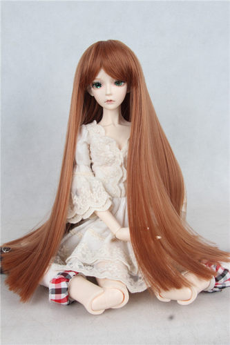BJD SD娃娃假发 斜刘海长直发 日常假发 1/3 1/4 1/6 现货 多色选