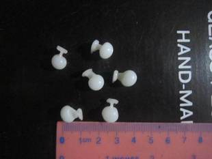 古法琉璃 料器花簪 花瓣 宫花配件  粉嫩桃花瓣   厂家直销