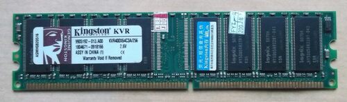 二手KINGSTON KVR400X664C3A内存条256M 老旧拆机IT电脑配件