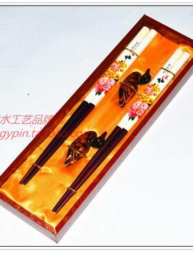 小礼品盒装餐具结婚商务竹筷子
