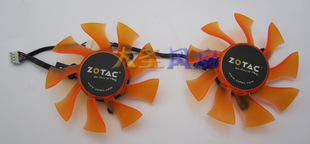 索泰FD8015U12S GTX 670 TwinCooler 显卡风扇39*39mm孔距