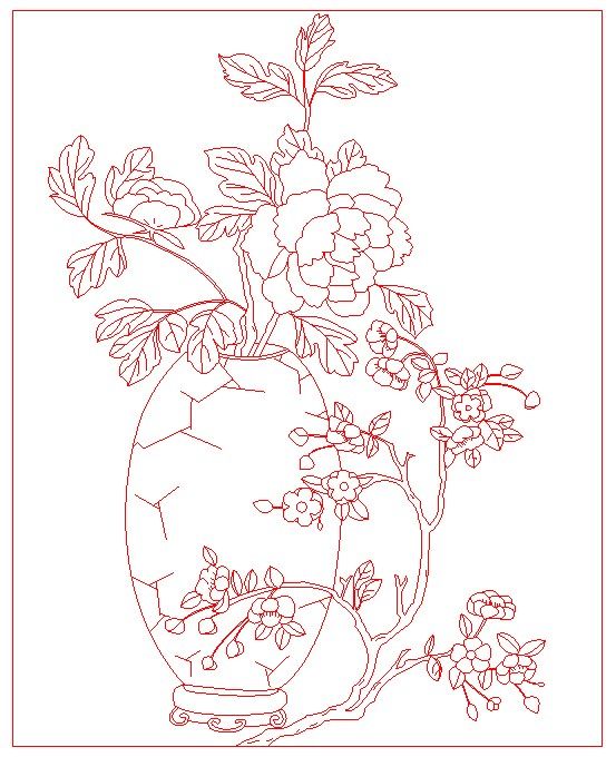 精雕图 厨柜套图 浮雕图 菊花 精雕源文件【JD356】