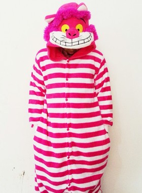 kigurumi pajama primark onesie出口欧美柴郡猫动物连体睡衣新