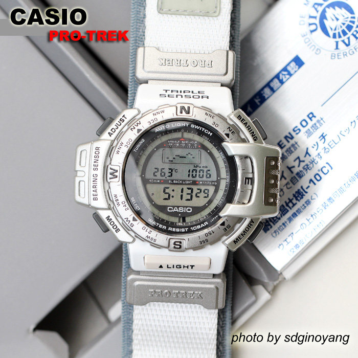 CASIO卡西欧PRO-TERK PRT-40SJ-7BT 国際山岳ガイド連盟公認 结束