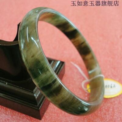 老坑扁条手镯南阳独山玉