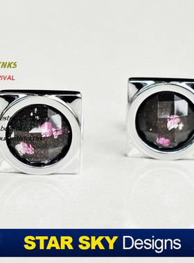 ●星曌●时尚男士袖扣/深紫红色袖钉/法式衬衣扣礼盒装XK1697