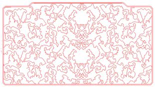 精雕图 有线 JD423 精雕文件 JDP 西洋床 浮雕图 精雕 源文件