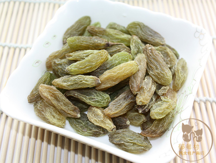 新疆吐鲁番 绿香妃葡萄干 提子干 马奶子干 散装大颗粒 250g