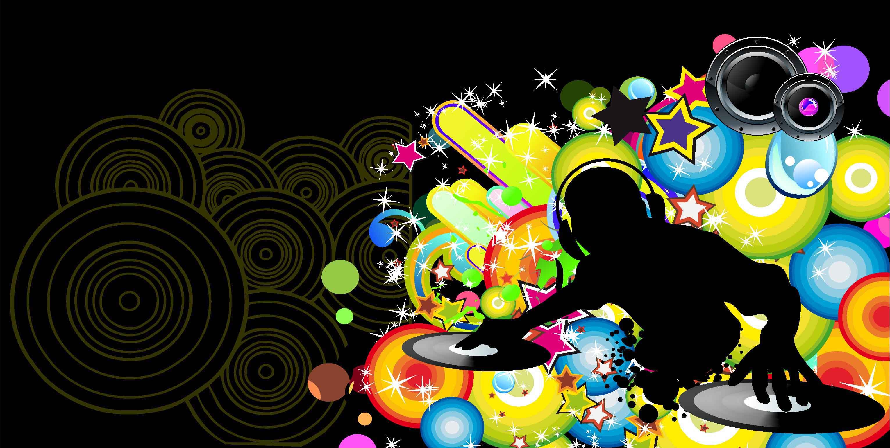 649海报印制定制展板素材933酒吧打碟dj