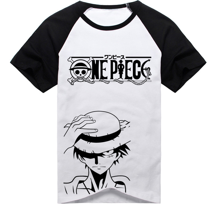 两件包邮！one piece 海贼王 草帽路飞周边 纯棉短袖T恤 动漫衣服在类目 模玩/动漫/周边/cos/桌游, 卡通/动漫周边, 动漫T恤/鞋帽/服装中 - 来自Buy2taobao.com提供专业的淘宝代购服务
