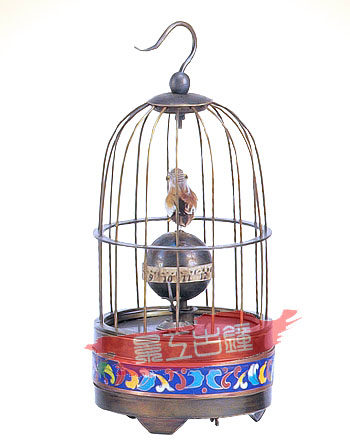 钟表 仿古钟表 古典钟表 欧式家居 机械座钟 趣味鸟笼钟