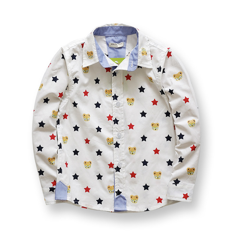 Chemise garcon à manche longue - Ref 2078804 Image 1