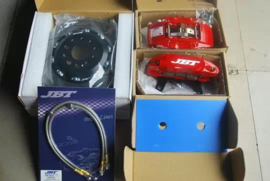 台湾JBT福克斯前大四活塞分体浮动刹车套装330/t32mm【运费到付】