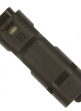 Molex 矩形连接器 防水防溅IP67 2路 2.50mm 插头 52266-0211
