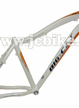 BIG CAT 大猫 XC TEAM 山地车架 铝合金 26*17/18寸 白橙色