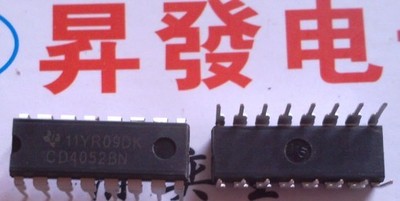〖昇發电子〗全新 CD4052BE HCF4052 开关切换电路 直插