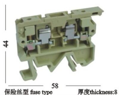 厂家直销SAK-RD（JXB-RD）保险丝型接线端子魏德米勒款接线板ASK1