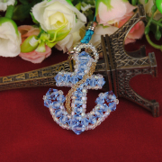 Handmade beaded jewelry DIY kit Crystal anchor chain Fortune sent her boyfriend a present new products